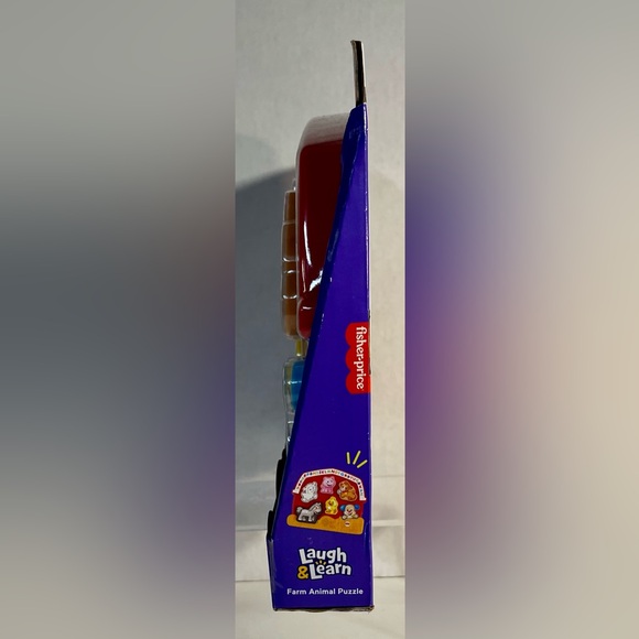 FISHER PRICE Laugh & Learn Farm Animal Puzzle Infant & Toddler Ages: 12-36m New! - Picture 2 of 10